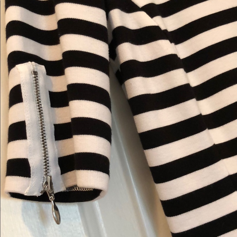 NWOT Black and White Stripe Dress